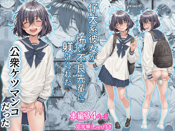 【制服】仔犬系彼女は怖い不良先輩に躾けられた公衆ケツマンコだった❤三乳亭｜評価5.00